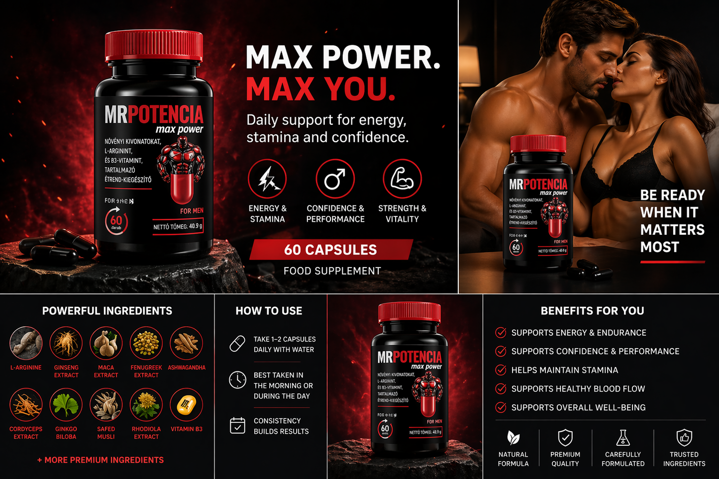 MRPOTENCIA MAX POWER – 60 CAPSULES
